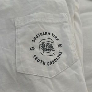 White long sleeveuniversity of South Carolina gamecockLong large sleeve t-shirt